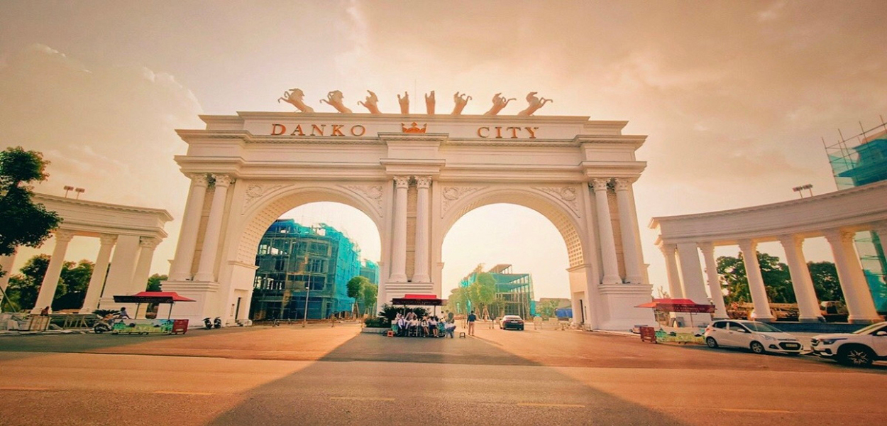 Cổng chào Dự án Danko City Thái Nguyên Chủ đầu tư Danko Group