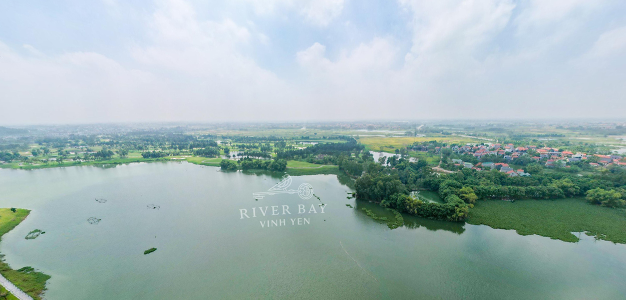Hồ Đầm Vạc tại Dự án River Bay Vĩnh Yên