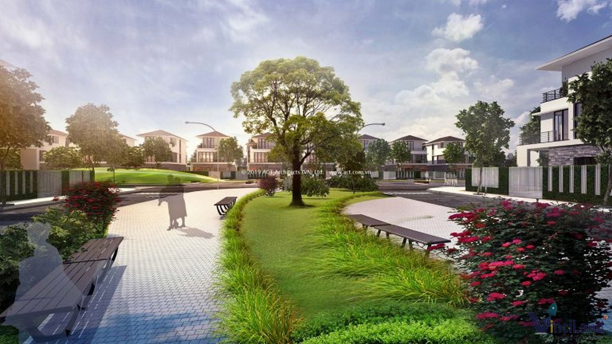 Tiện ích nội khu - khuôn viên xanh dự án Việt Đức Legend City